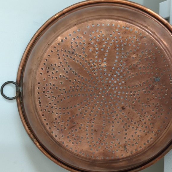 Copper strainer - Picture 3 of 7